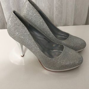 Silver heels